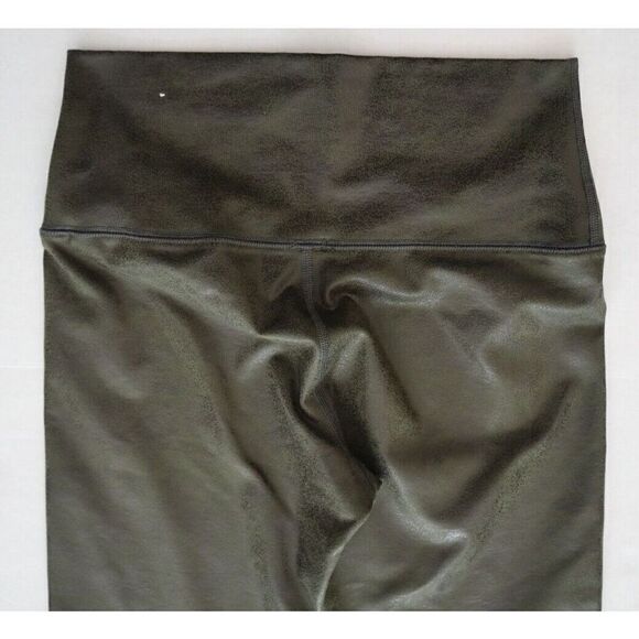 Offline x Aerie Women's Sz M Olive Green The Hugger Hi-Waisted Crackle Leggings - Picture 5 of 9